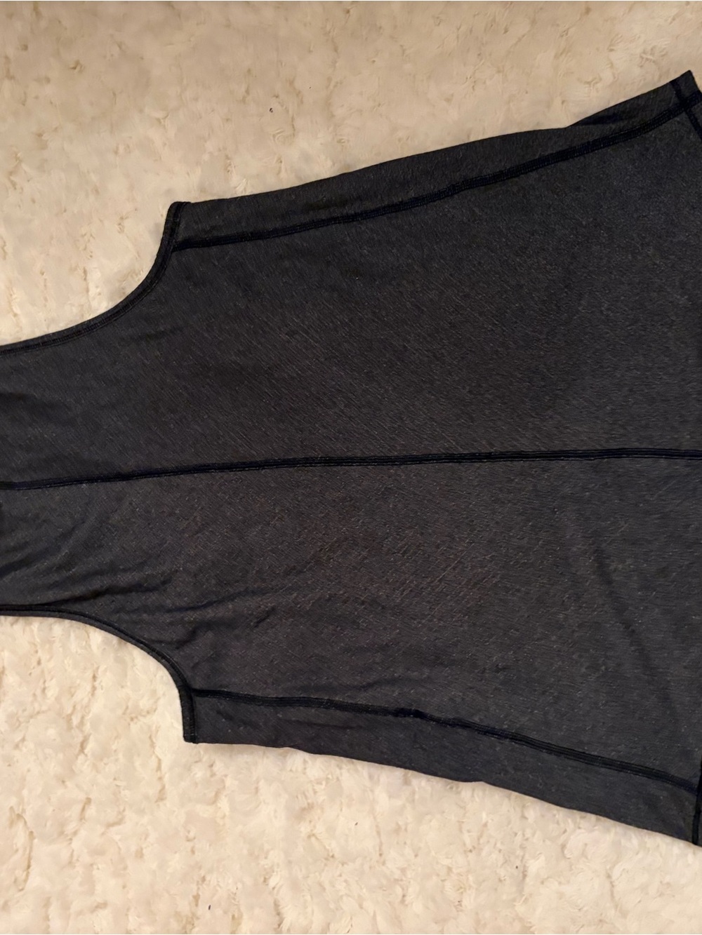 lululemon athletica Charcoal Seam Tank